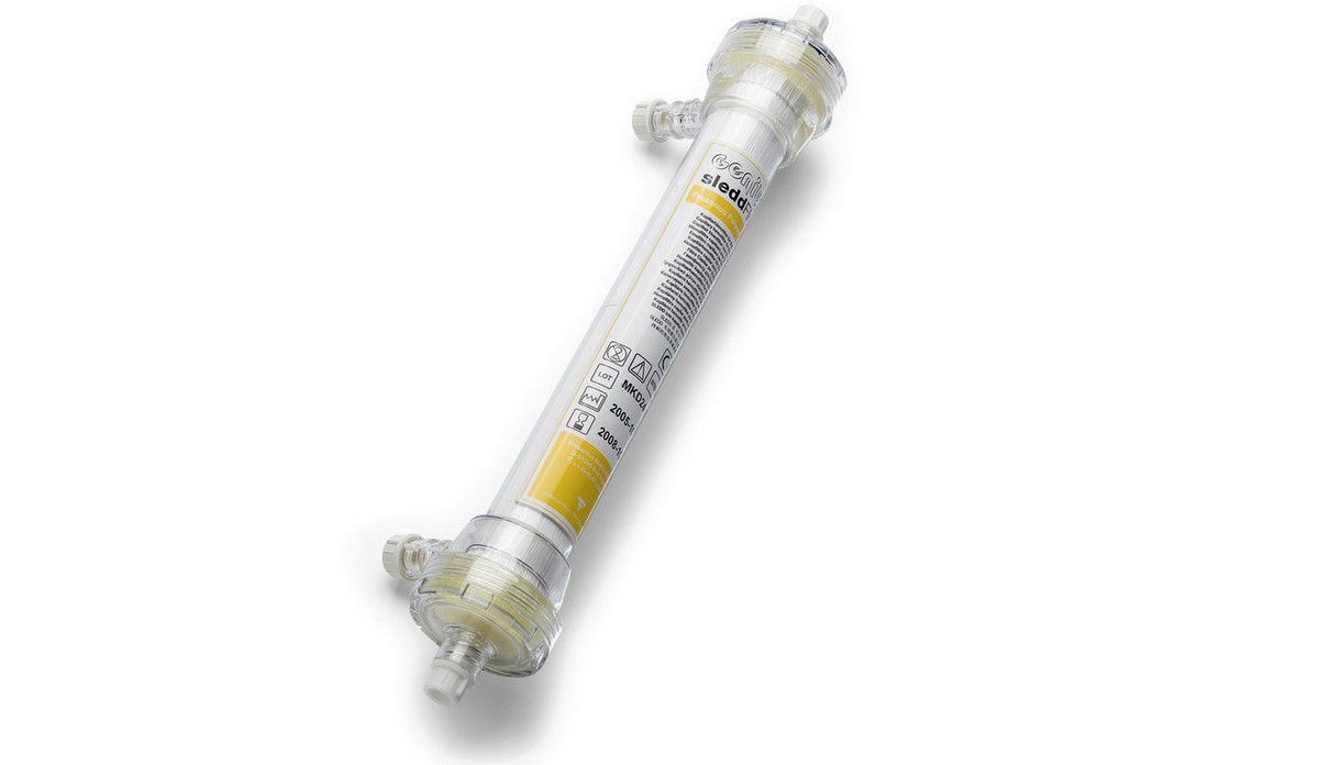 Dializador sleddFlux del sistema de tratamiento GENIUS 90